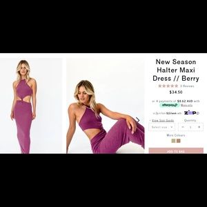 Verge Girl cut out maxi dress